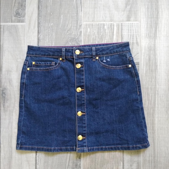 Kate spade button down Denim skirt - Picture 2 of 6